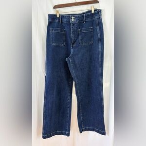 Old Navy Women's Dark Blue Boyfriend Jeans